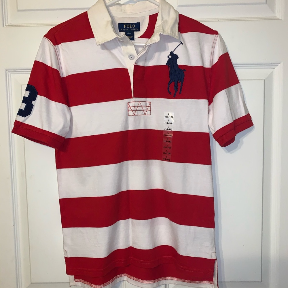 NWT Ralph Lauren Polo, Large 14/16